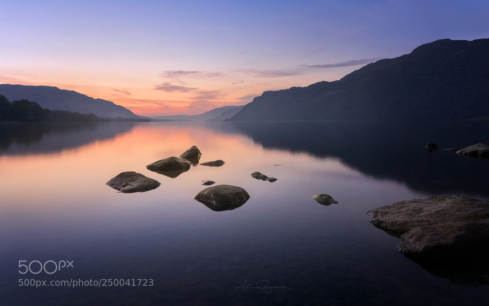 Nikon D7100 sample photo. Ullswater blue hour photography