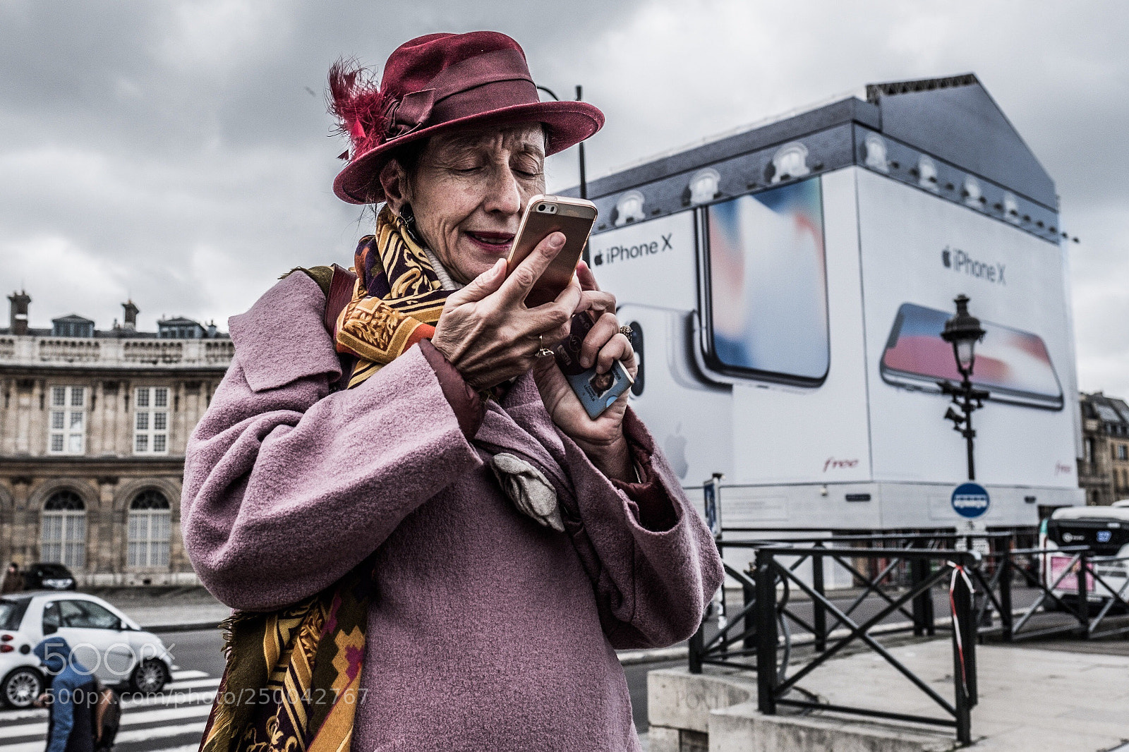 Fujifilm X-T2 sample photo. Lady in purple photography