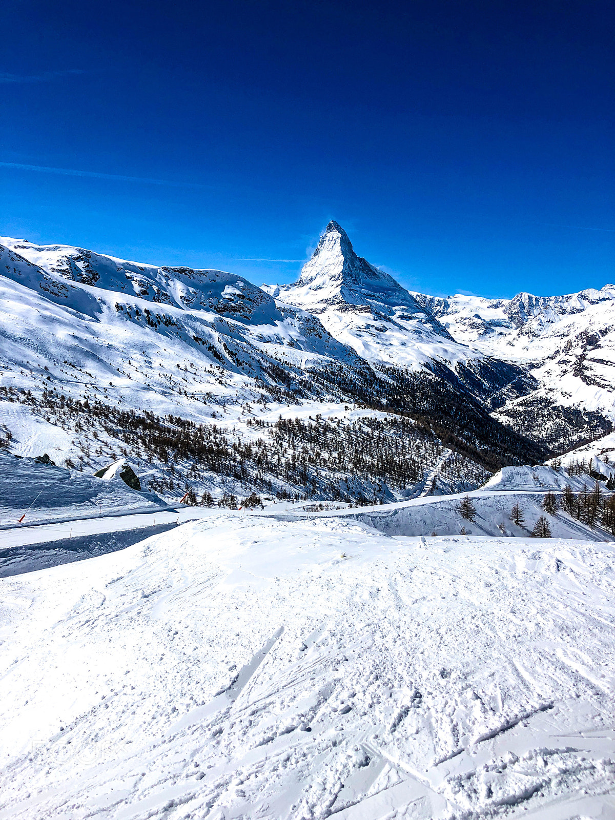 Apple iPhone X sample photo. Matterhorn last one photography