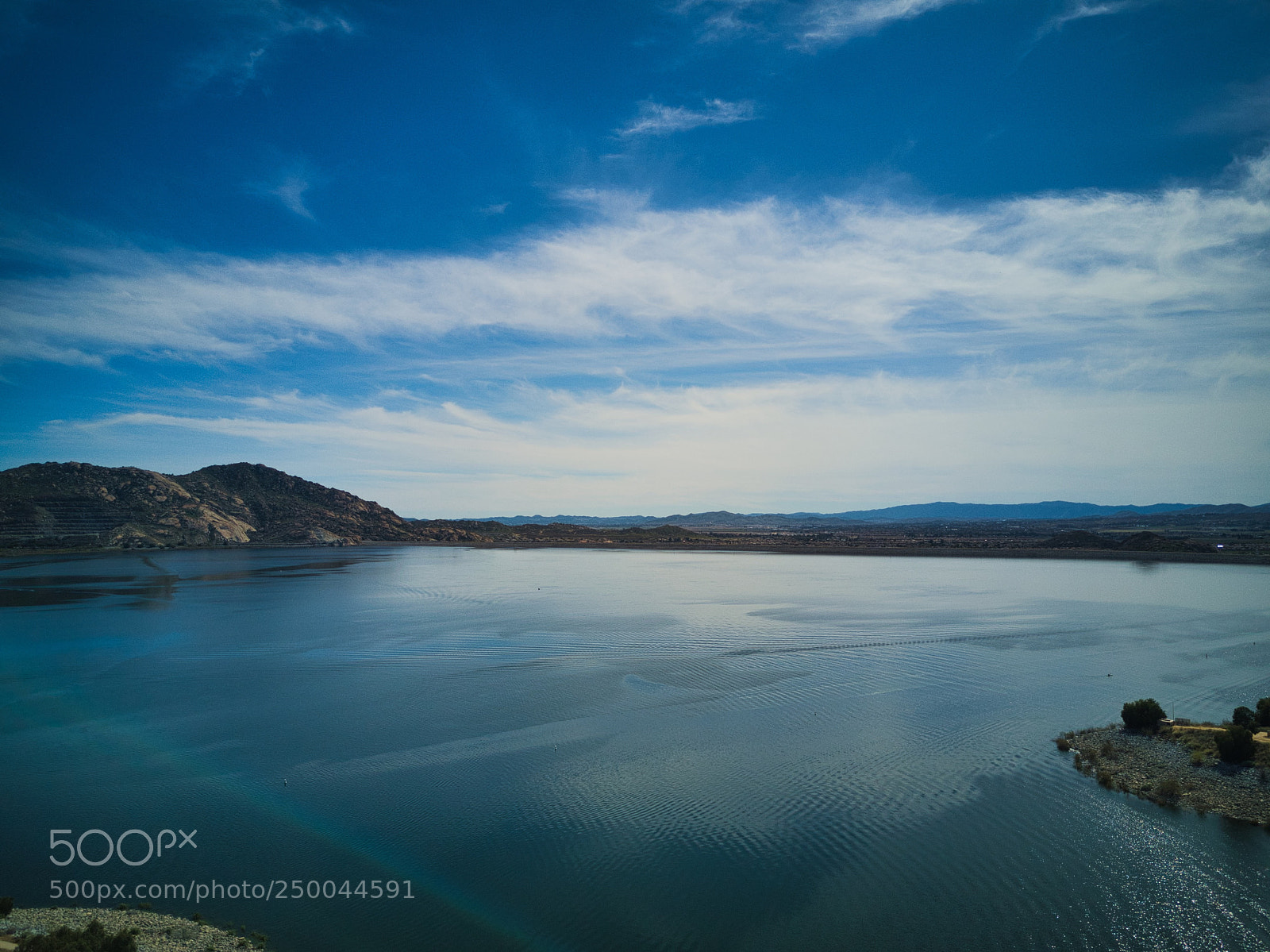 DJI FC220 sample photo. Lake perris - landscape photography