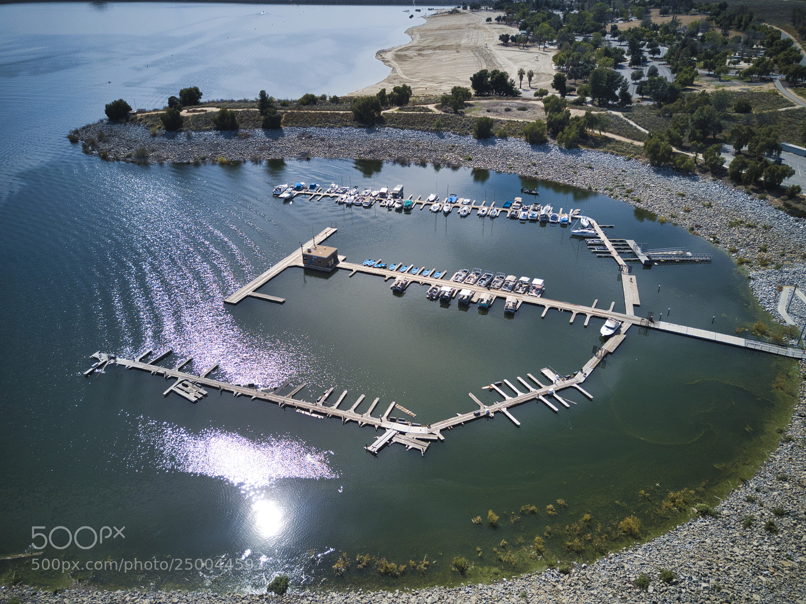DJI FC220 sample photo. Lake perris - landscape photography