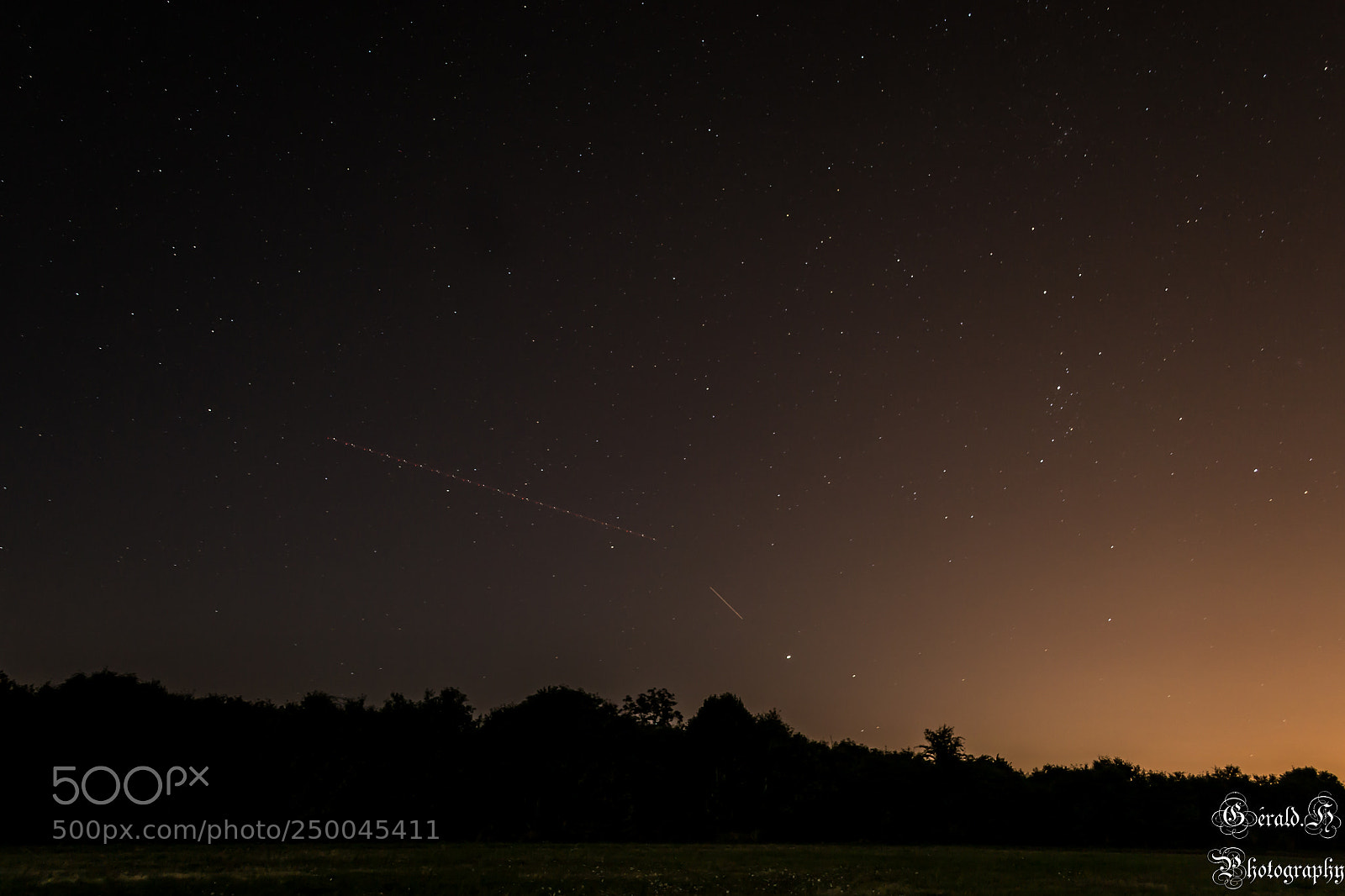 Nikon D3100 sample photo. En pleine nuit photography