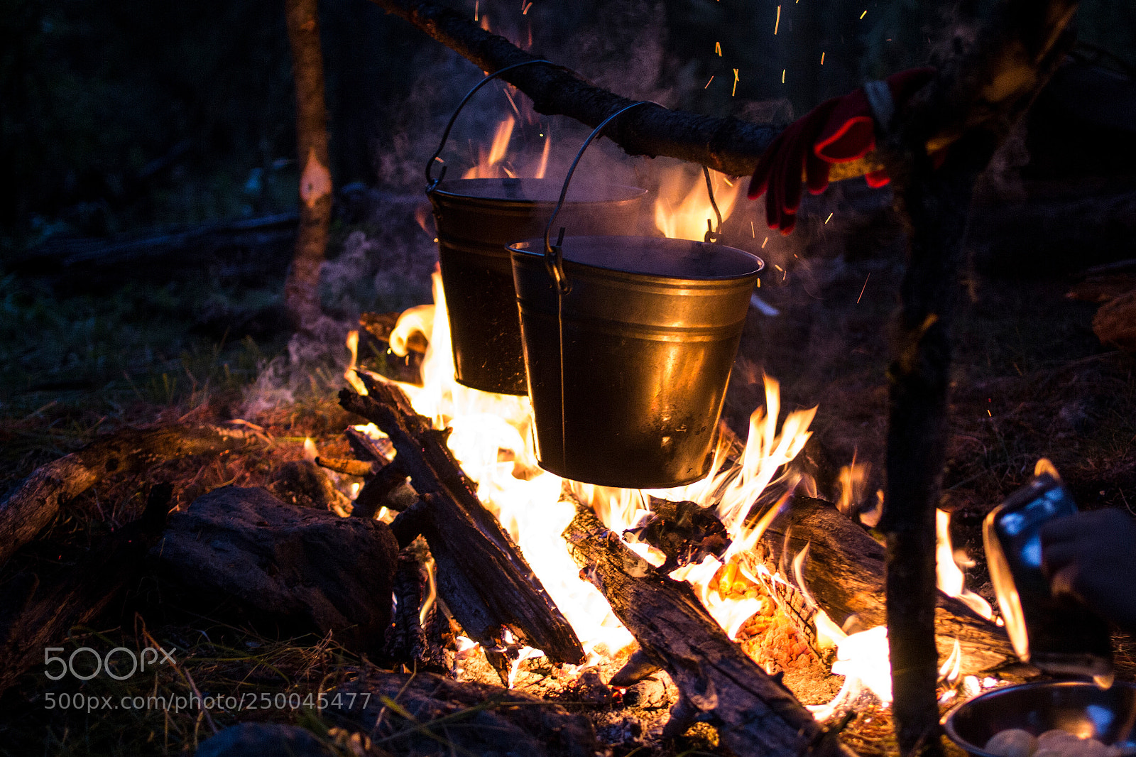 Canon EOS 60D sample photo. Campfire photography