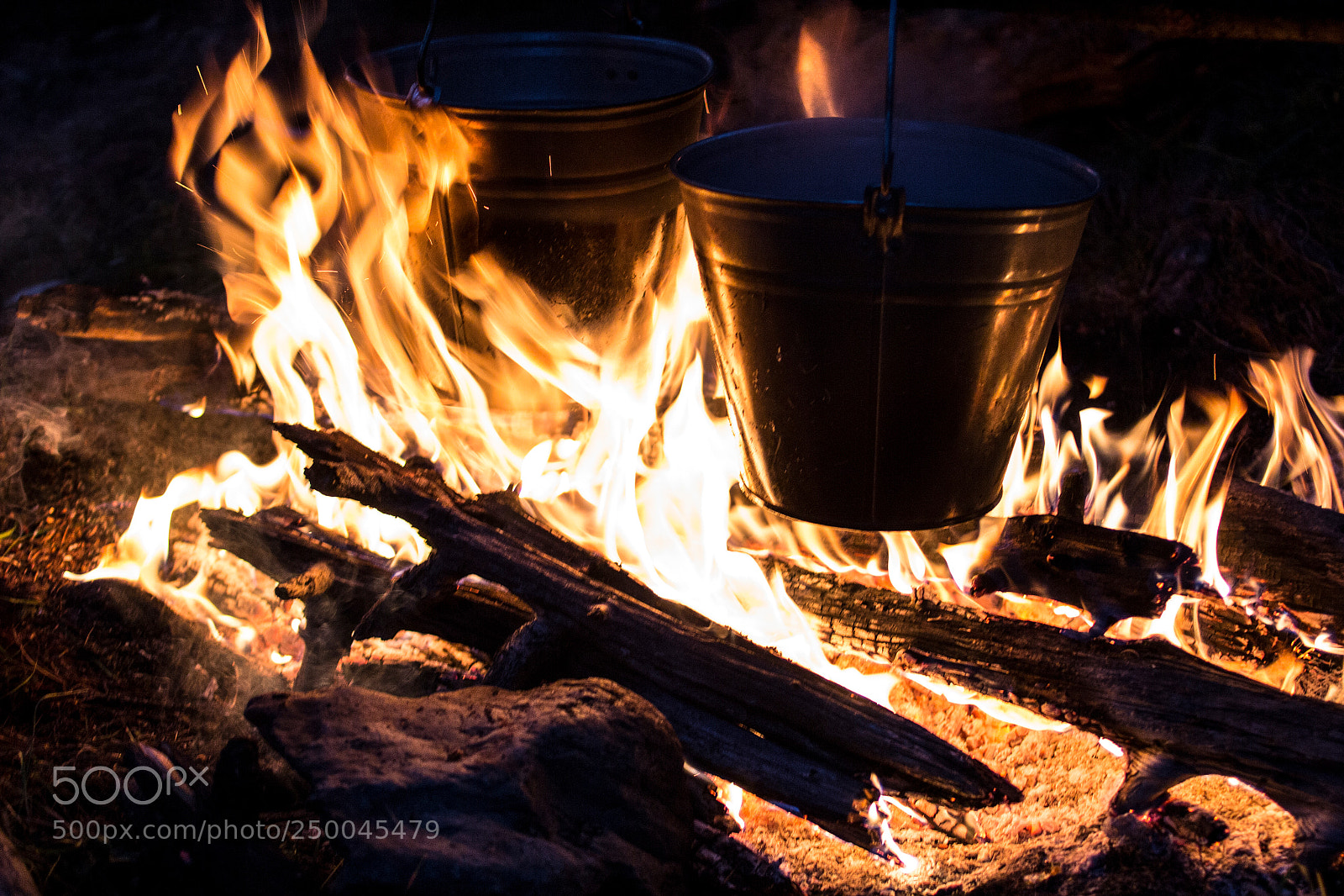 Canon EOS 60D sample photo. Campfire photography