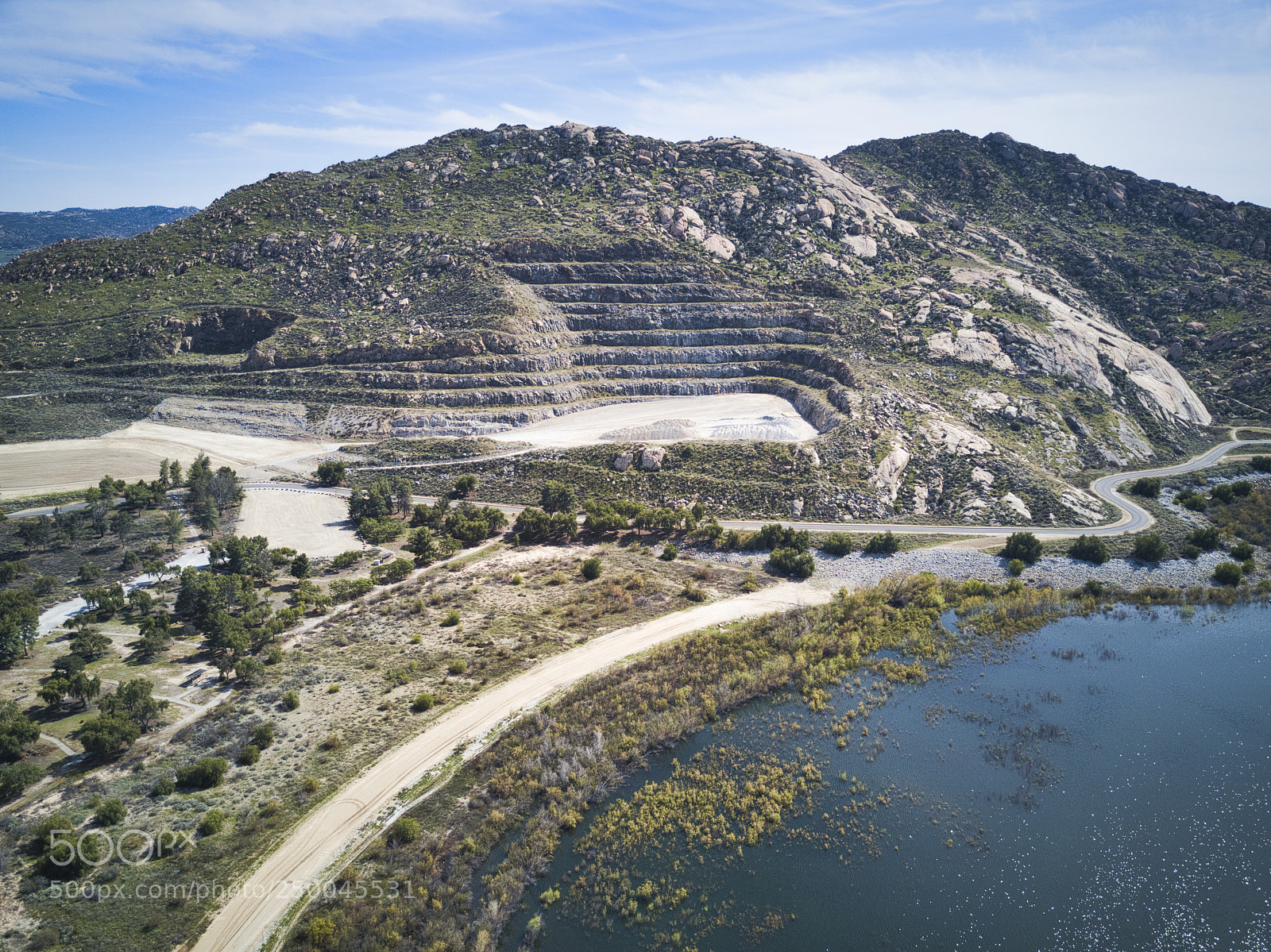 DJI FC220 sample photo. Lake perris - landscape photography
