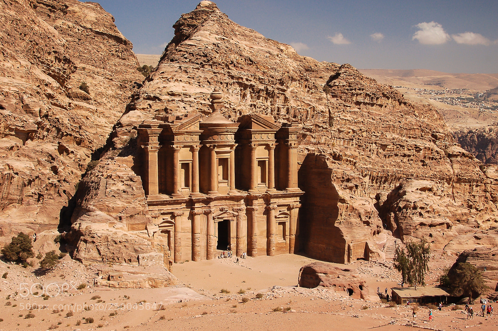 Nikon D50 sample photo. Deir temple - petra photography
