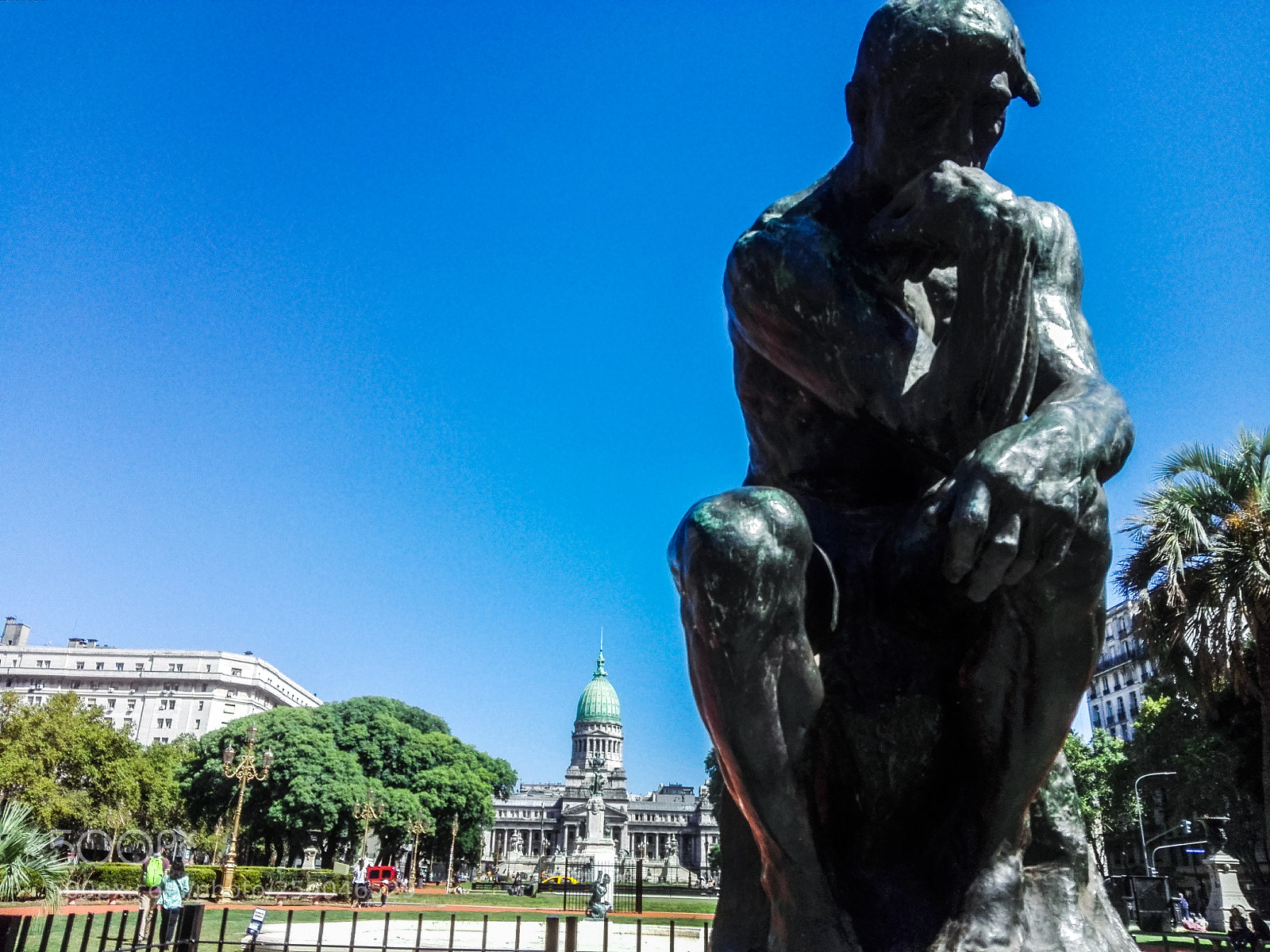 HUAWEI Y6II sample photo. The thinker and the photography