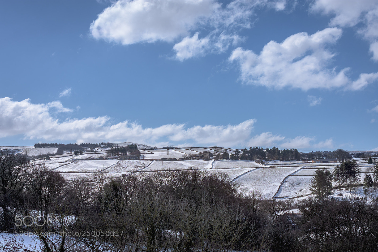 Nikon D7200 sample photo. Fields in winter, hepworth photography