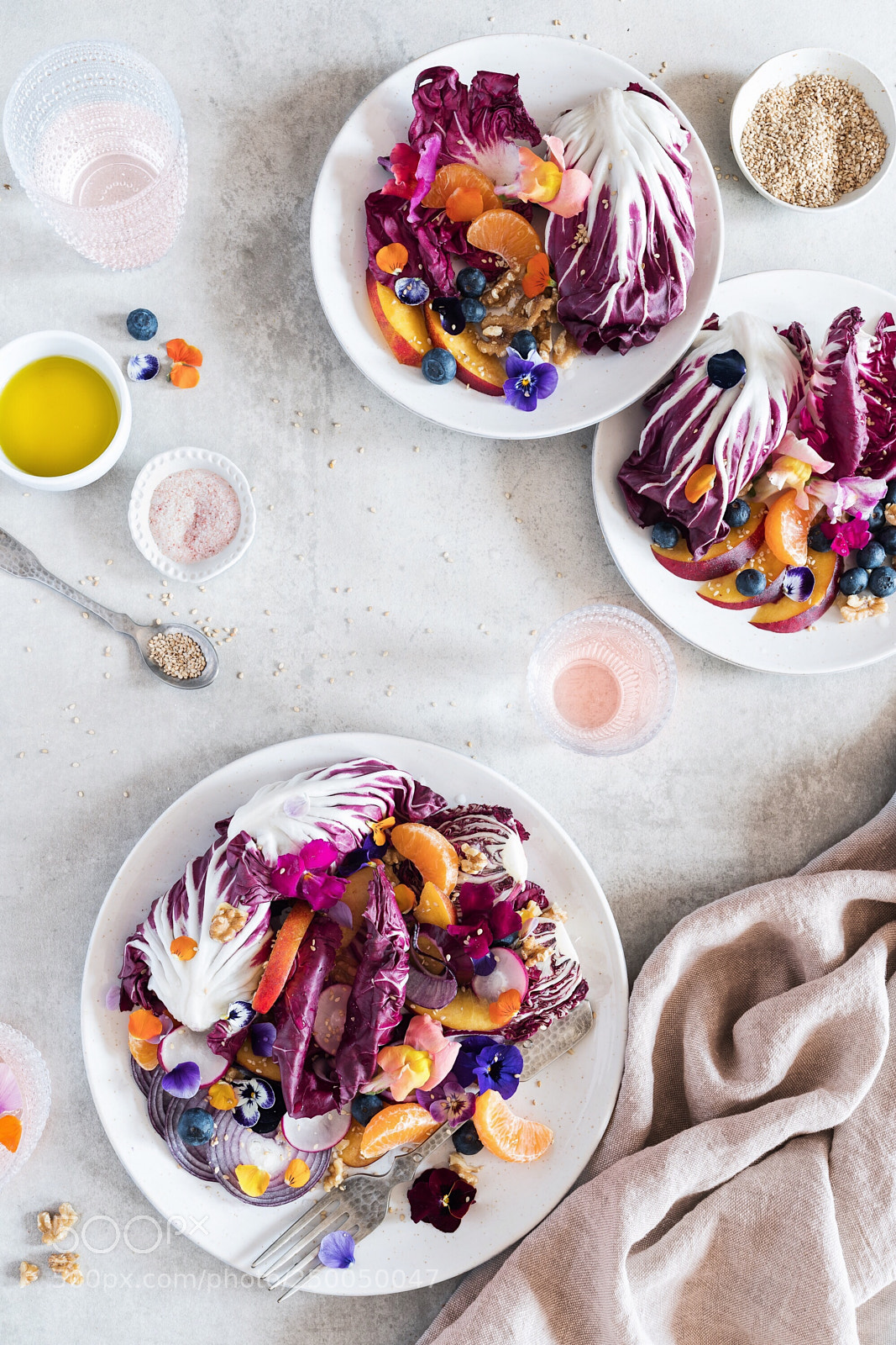 Sony a7R II sample photo. Spring salad photography