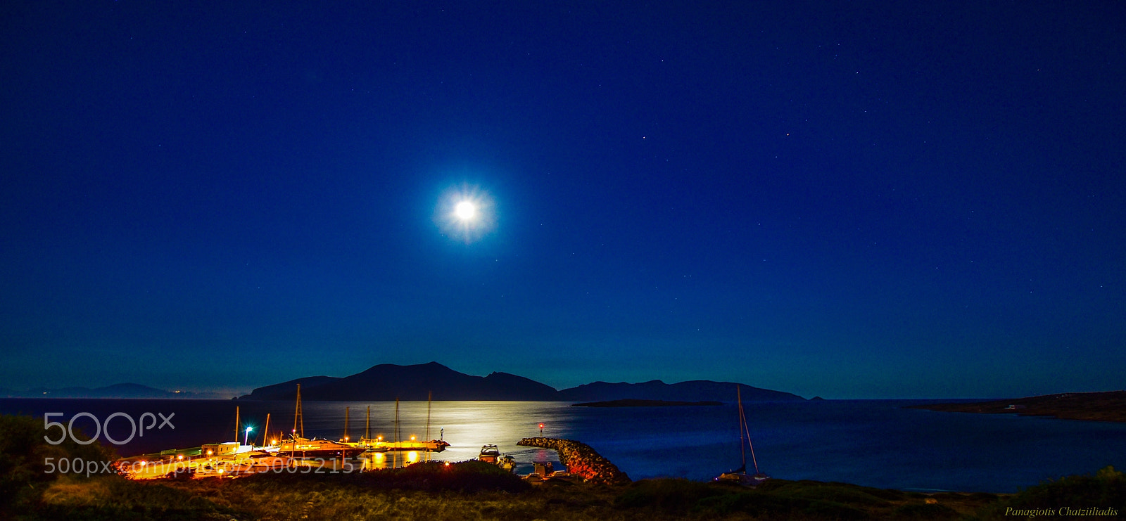 Nikon D5500 sample photo. Koufonisi nightview photography