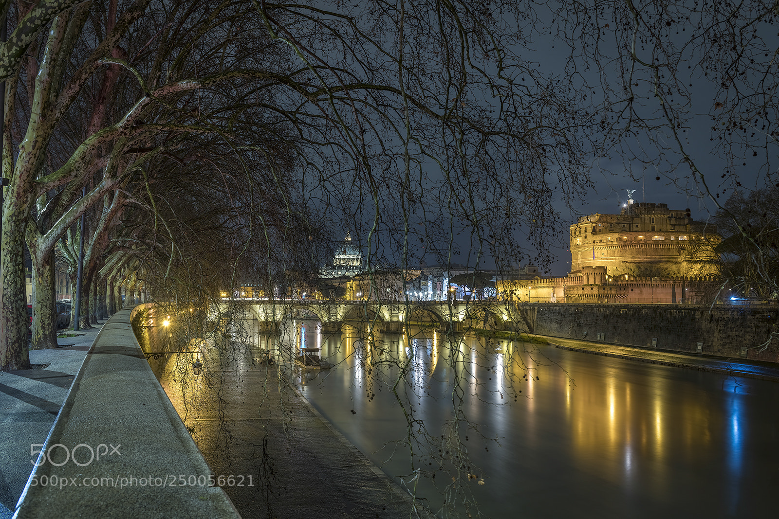 Nikon D850 sample photo. Tiber river roma photography