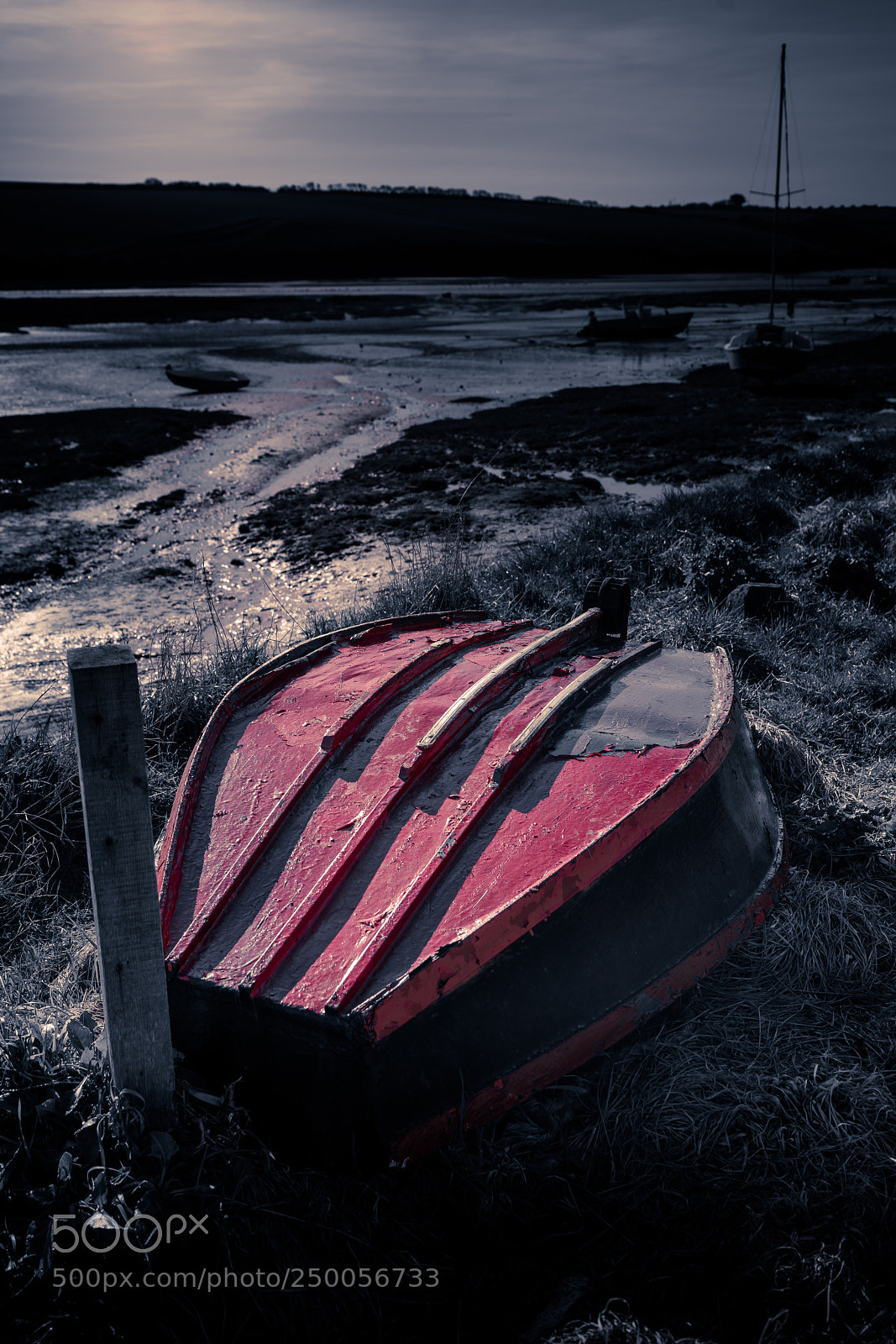 Sony a7R II sample photo. The red boat photography