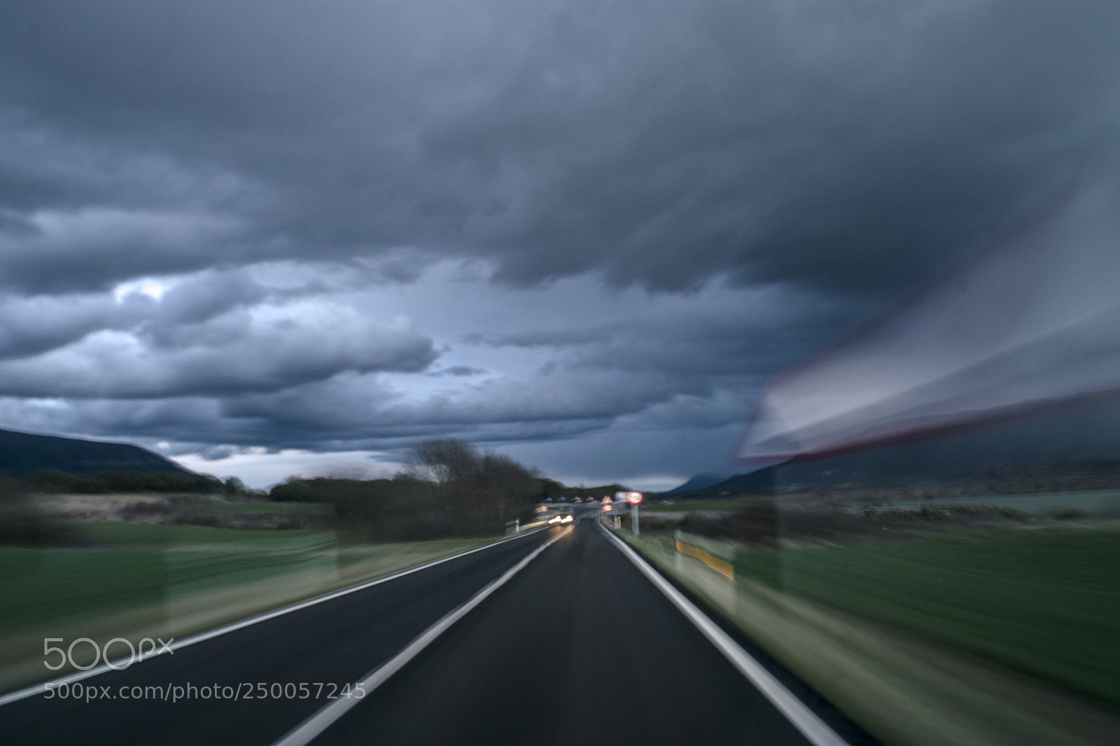 Nikon D3300 sample photo. Driving in the rain photography