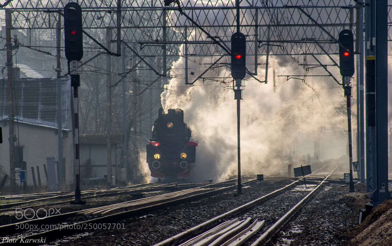 Pentax K-r sample photo. Locomotive photography