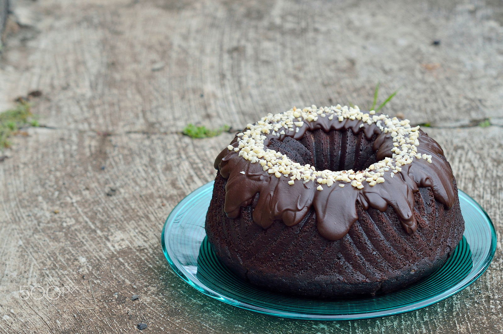 Nikon D3200 sample photo. Coffee and chocolate bundt cake photography