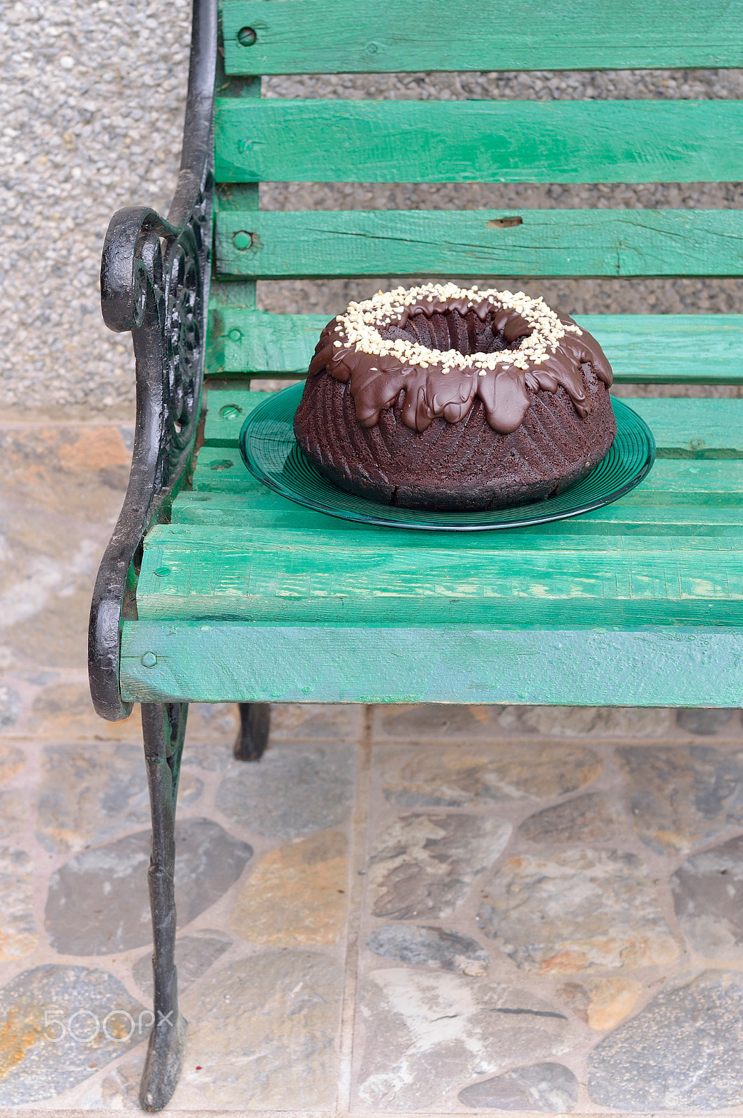 Nikon D3200 sample photo. Coffee and chocolate bundt cake photography