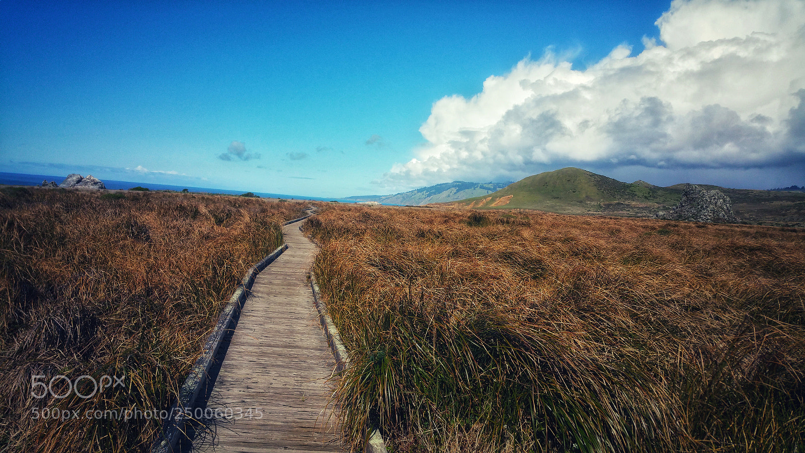 Samsung Galaxy Note4 sample photo. Zigzag wooden footbridge & storm photography