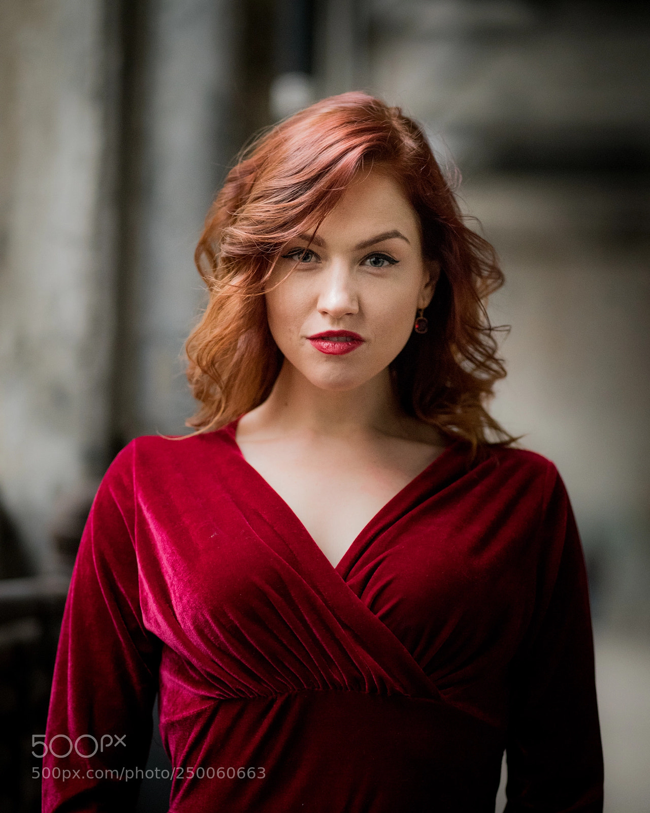 Sony a7R II sample photo. The red lady photography