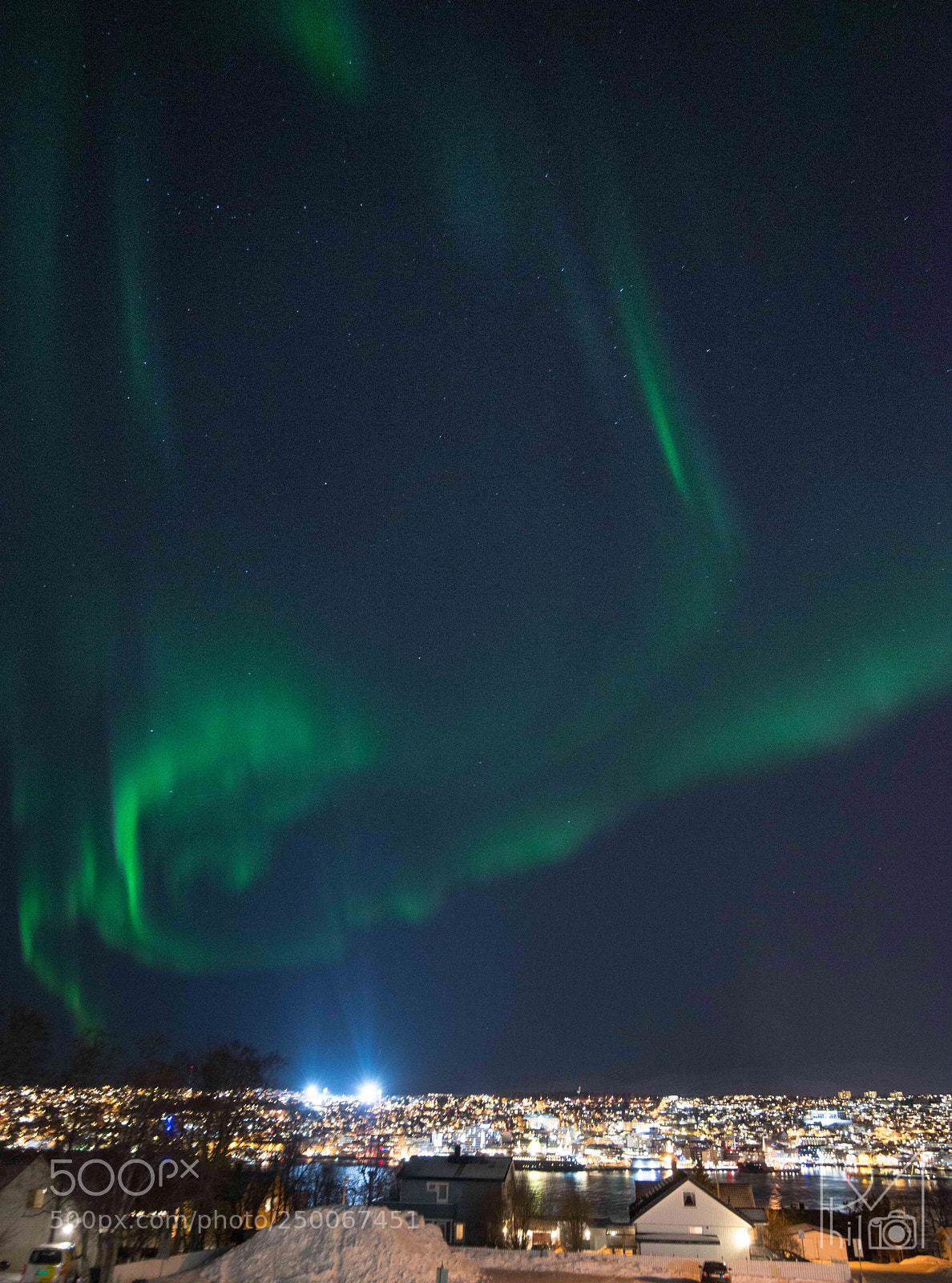 Nikon D800 sample photo. Tromsø northern lights  photography