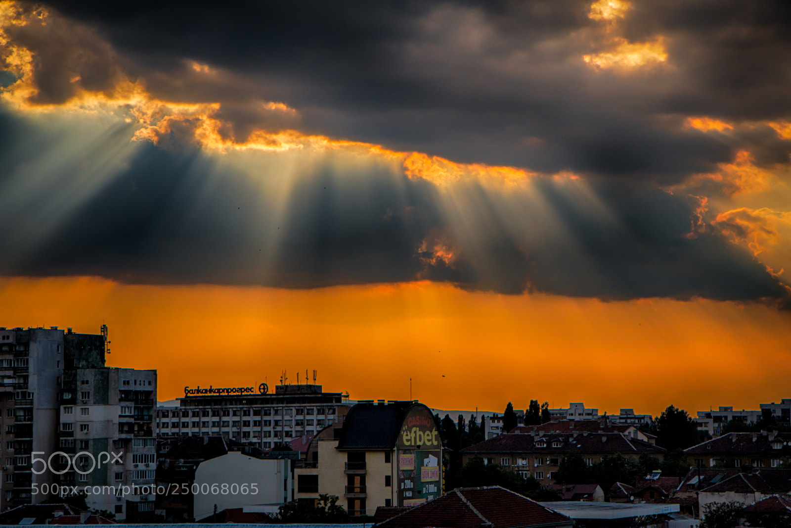 Canon EOS 70D sample photo. Fabulous sunset over sofia photography