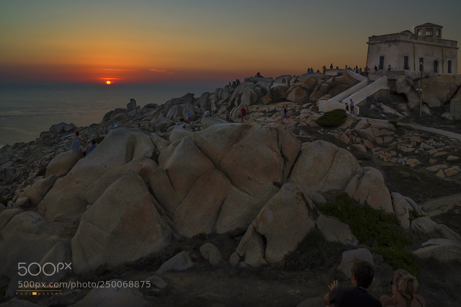 Pentax K-50 sample photo. Tramonto a capo testa photography