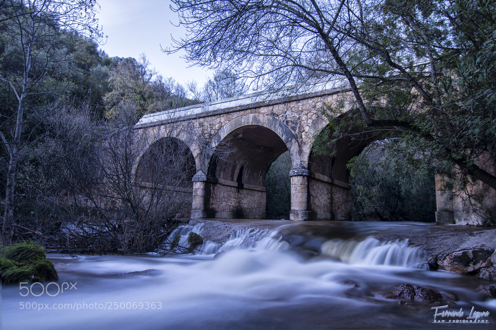 Nikon D7100 sample photo. Silk under the bridge photography