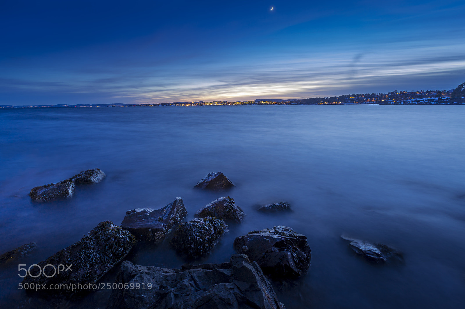 Canon EOS 6D Mark II sample photo. Bygdøy blue hour photography