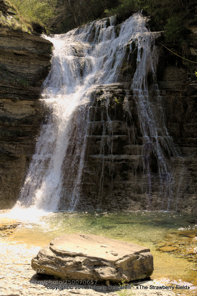 Pentax K-x sample photo. Cascata del presalino photography