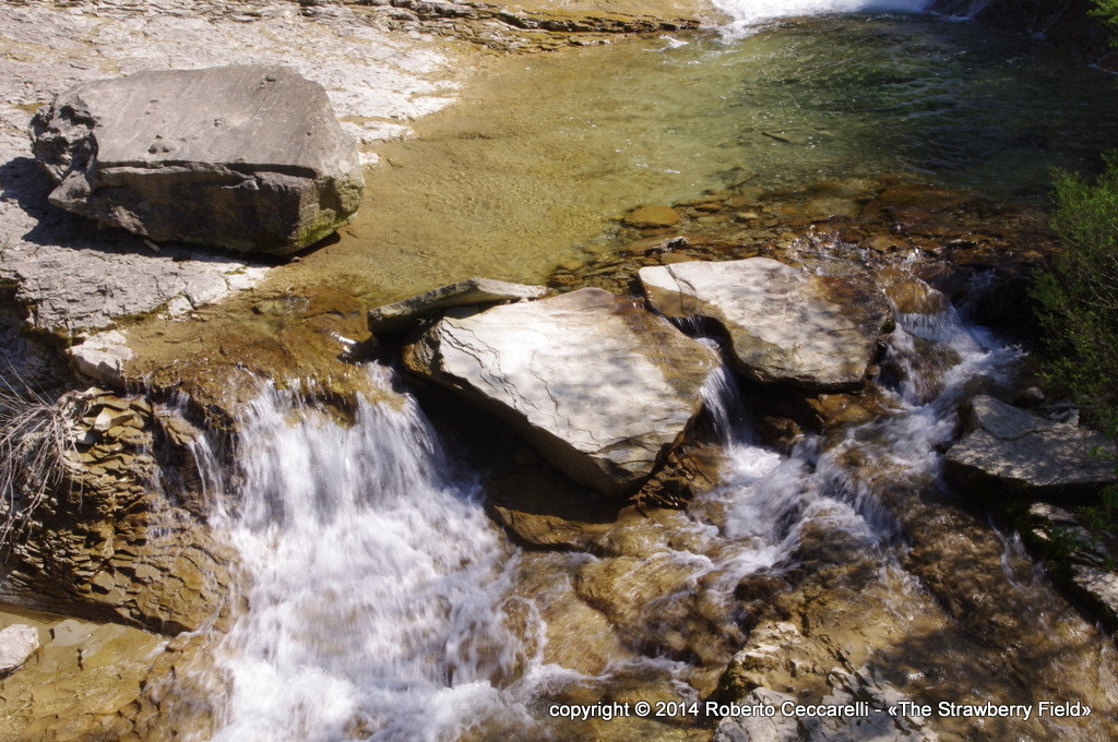 Pentax K-x sample photo. Cascata del presalino photography