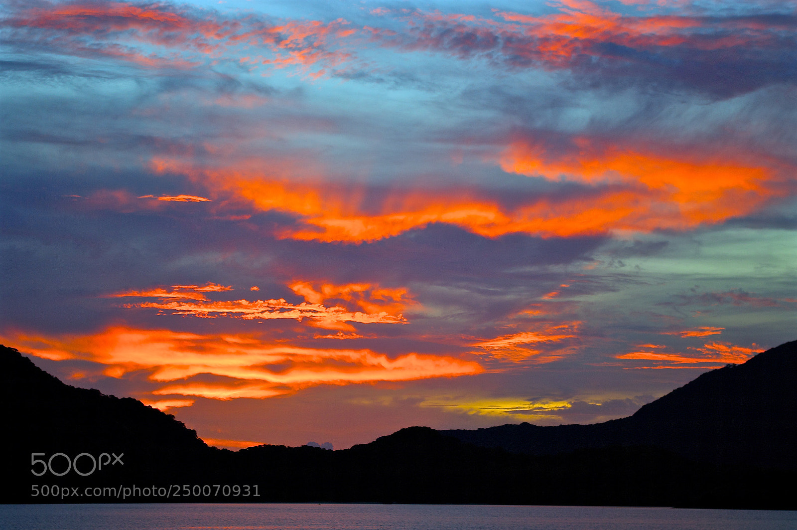 Pentax K20D sample photo. Burning sky photography