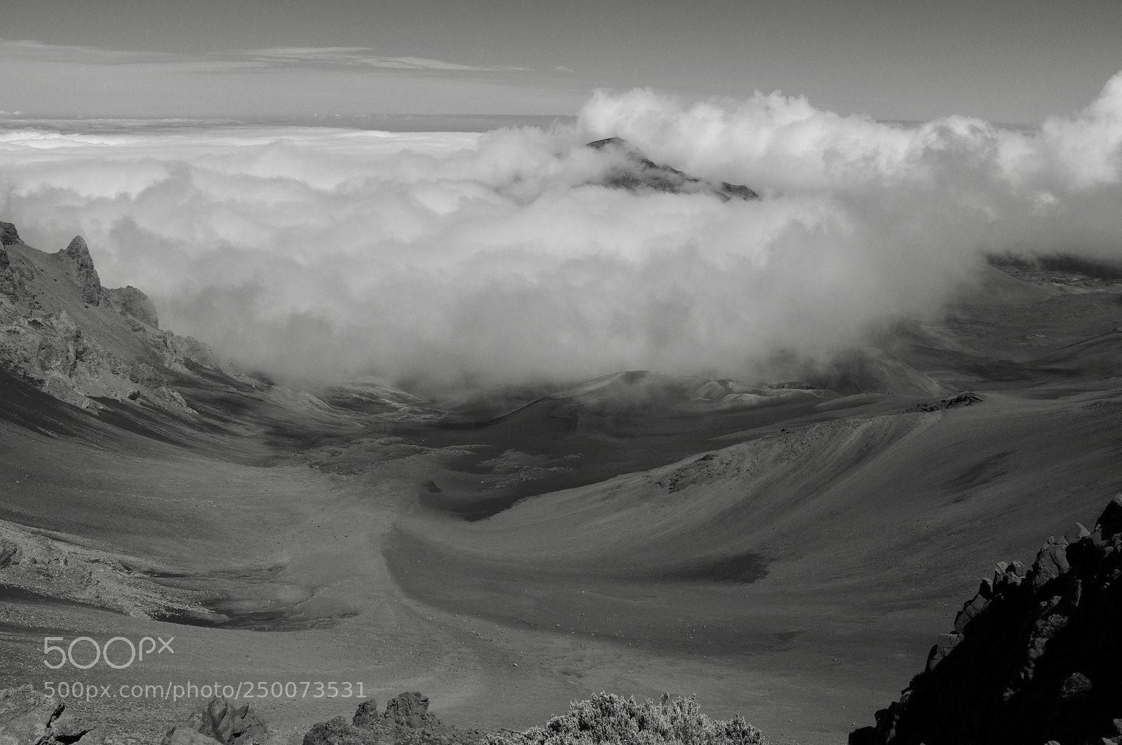 Fujifilm FinePix X100 sample photo. Haleakalā cloudscape photography