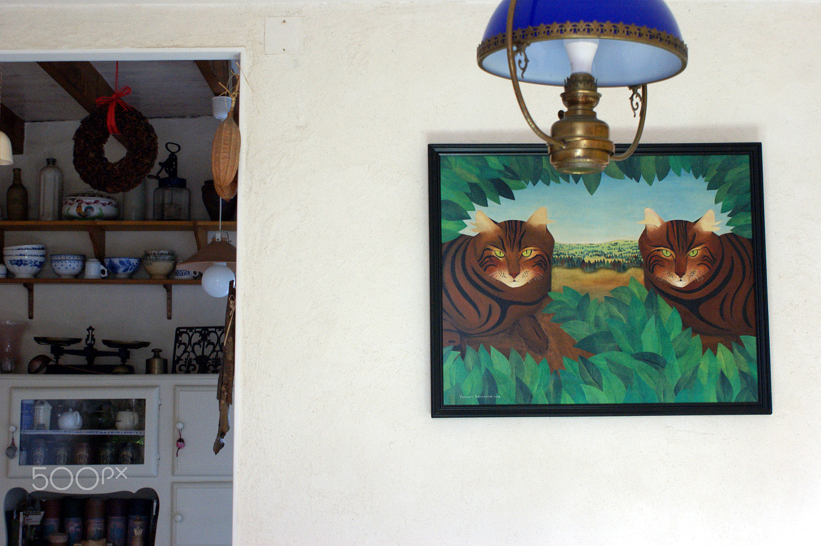 Sony DT 18-70mm F3.5-5.6 sample photo. Dining-room. painting is mine photography