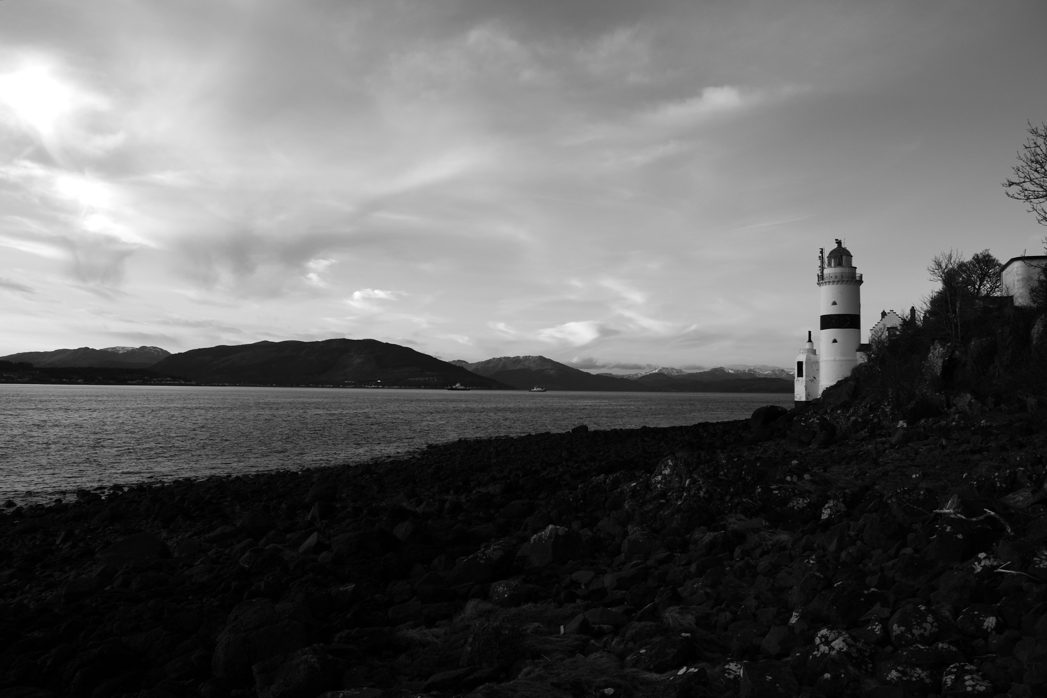 Nikon D3400 sample photo. Cloch lighthouse photography
