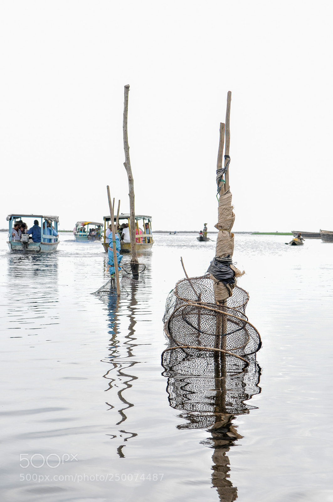 Nikon D300 sample photo. Lake nokoue fishtrap photography