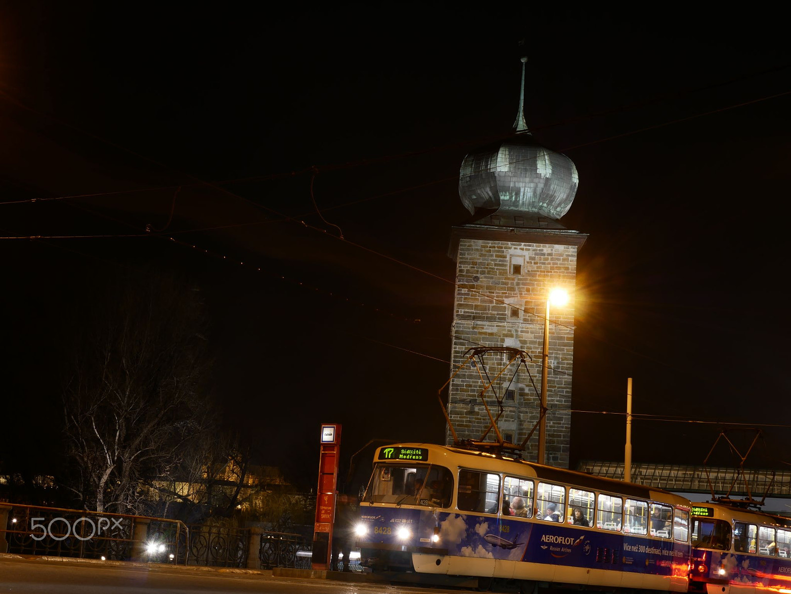 Panasonic Lumix DMC-G85 (Lumix DMC-G80) sample photo. Prague tram photography