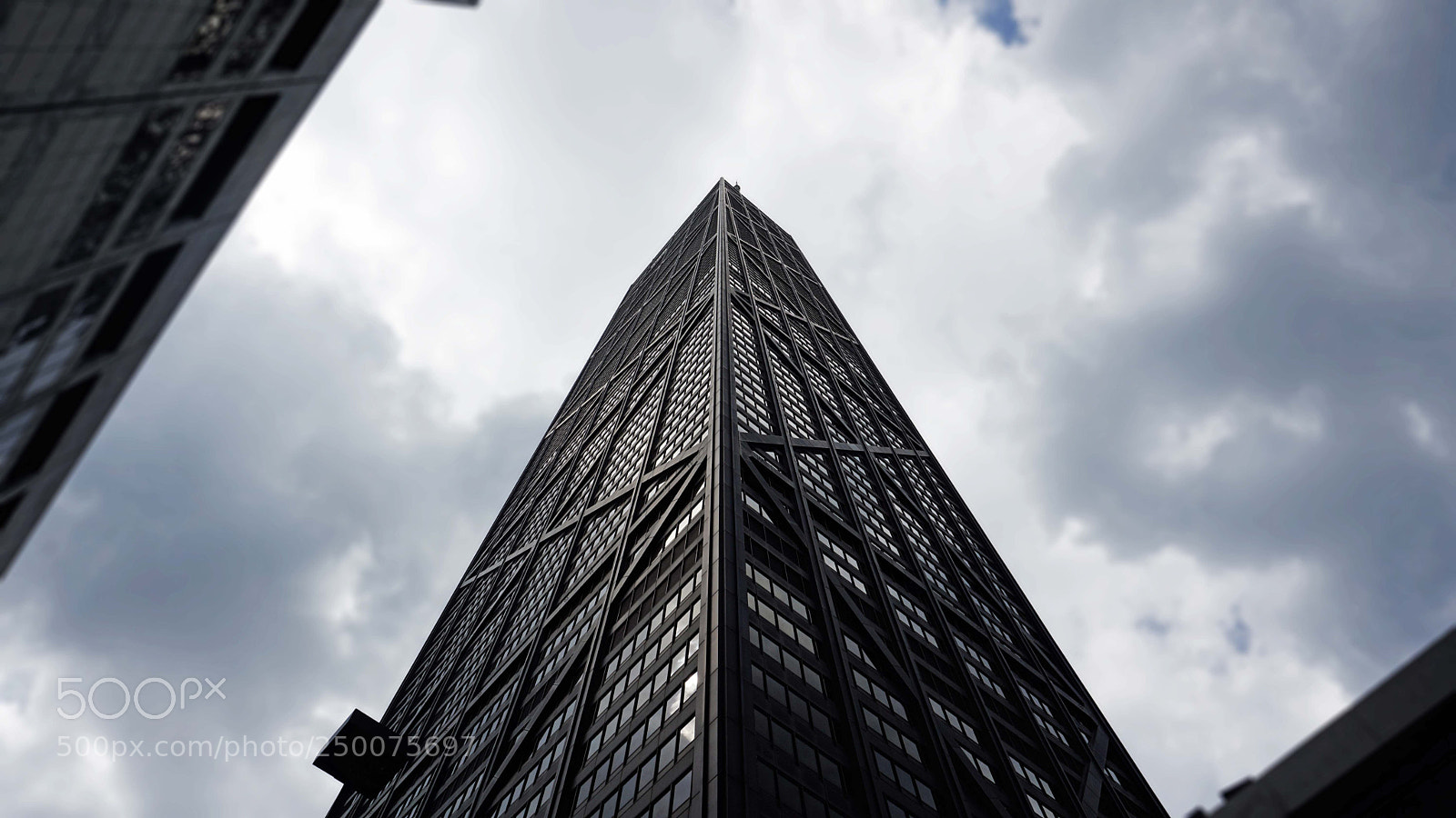 Sony a5100 sample photo. John hancock tower photography