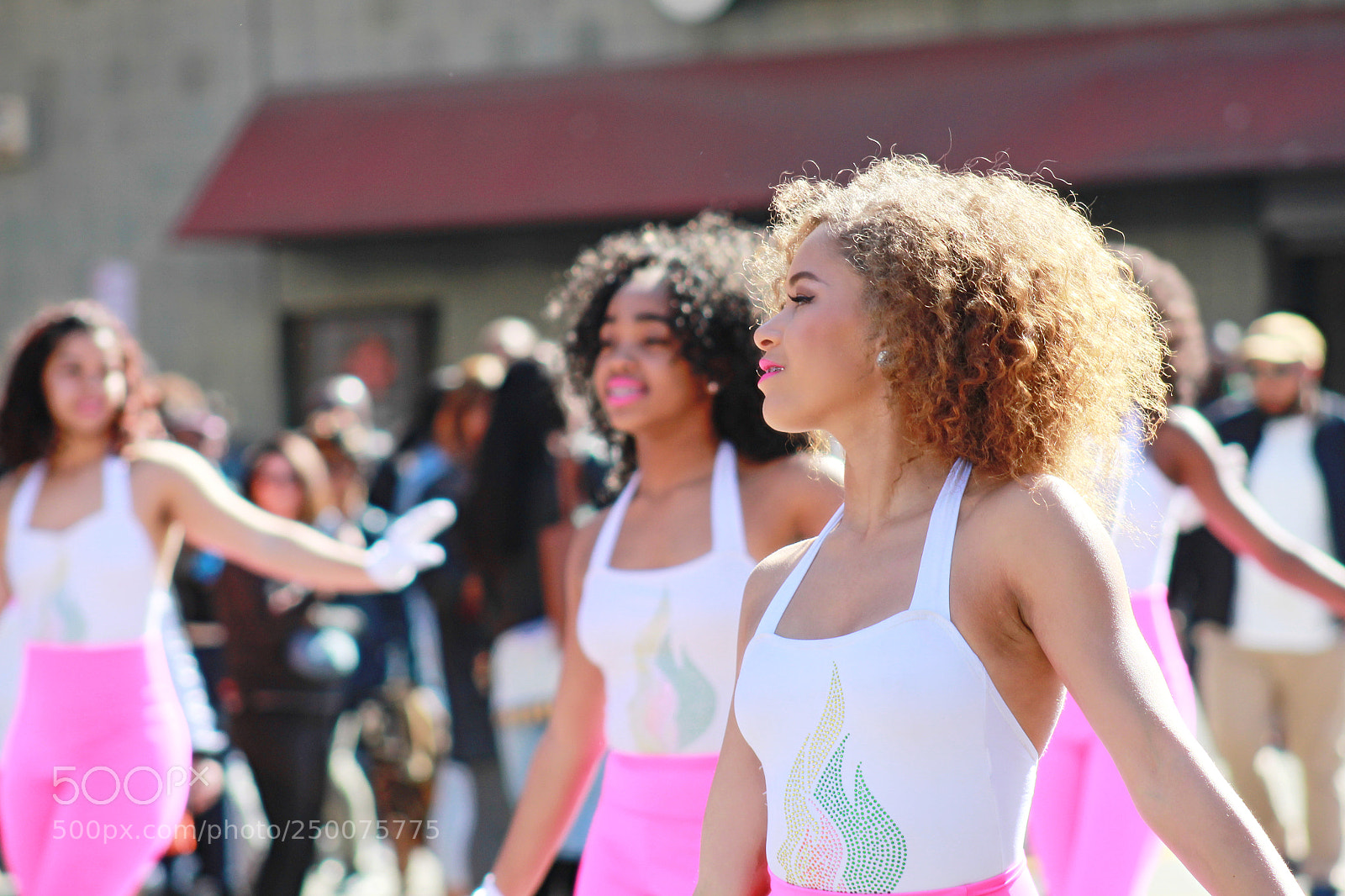 Canon EF 75-300mm f/4-5.6 sample photo. Black majorettes. photography