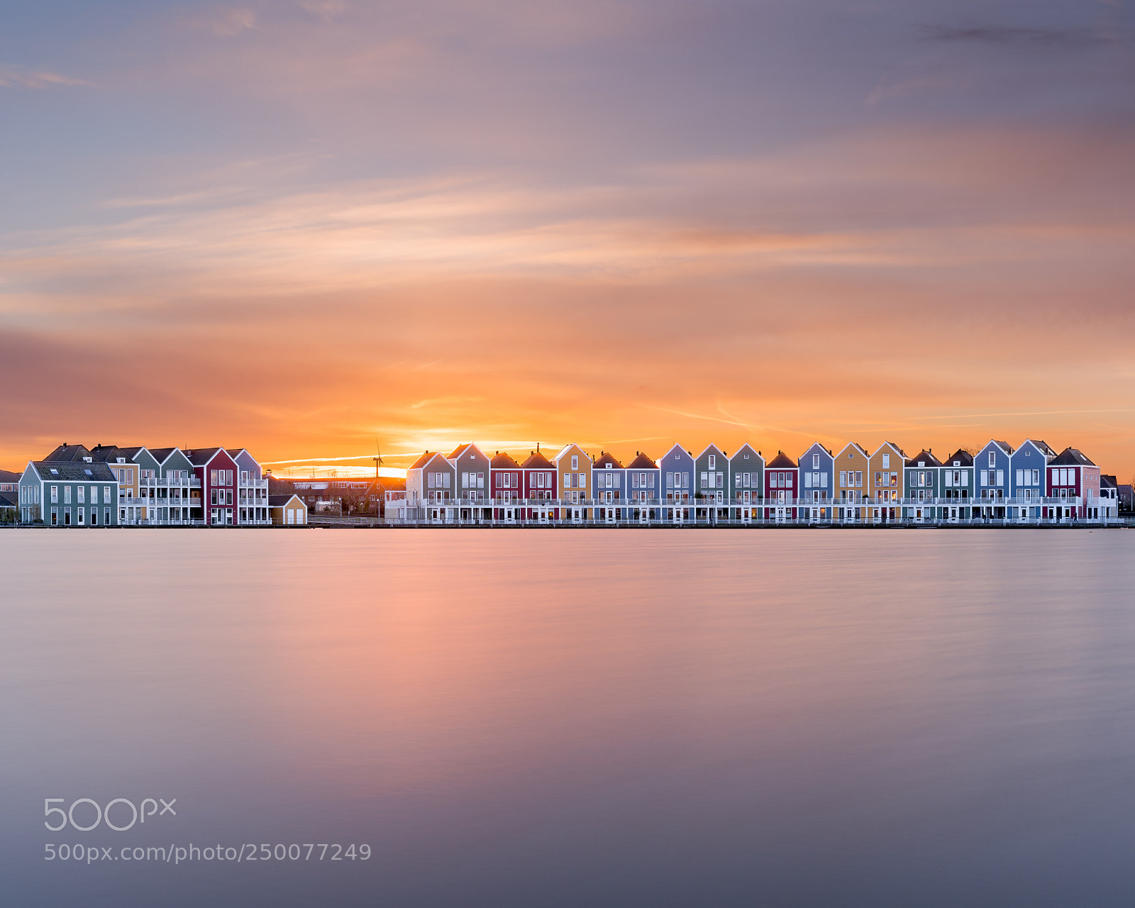 Sony a7R II sample photo. Rainbow houses photography