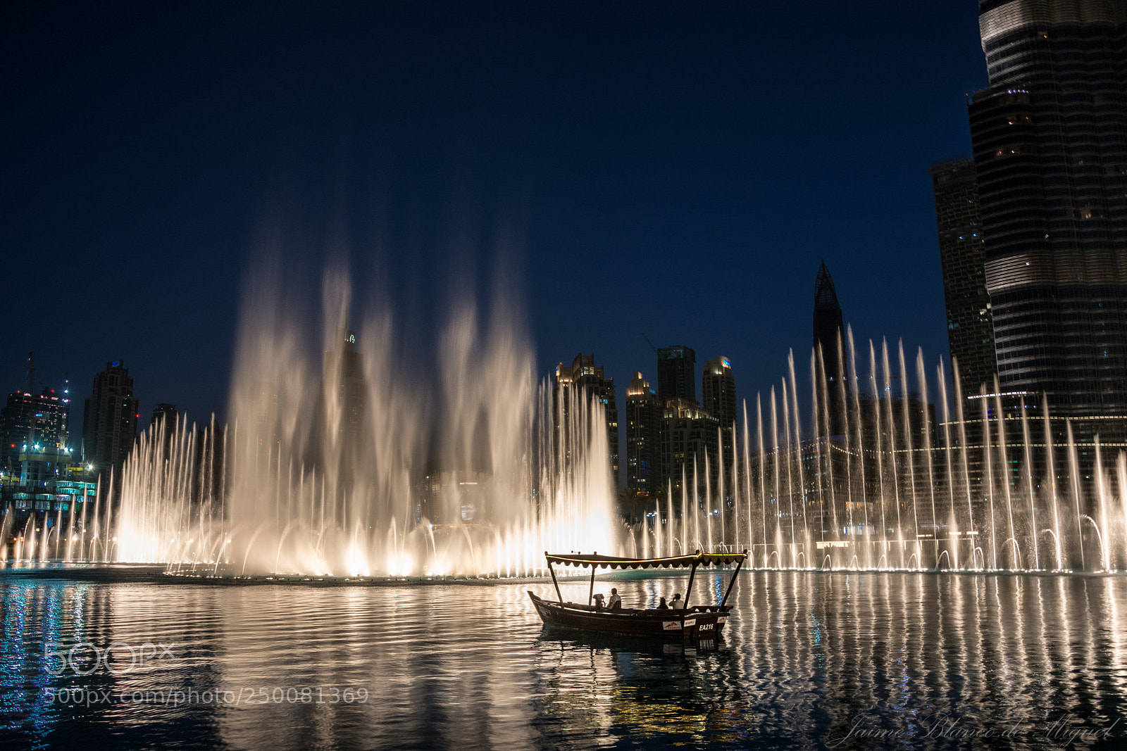 Nikon D7100 sample photo. Dubai de noche photography