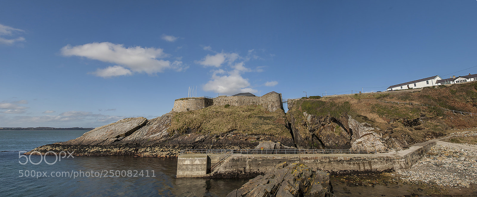 Canon EOS-1D Mark III sample photo. Fort dunree panorama photography