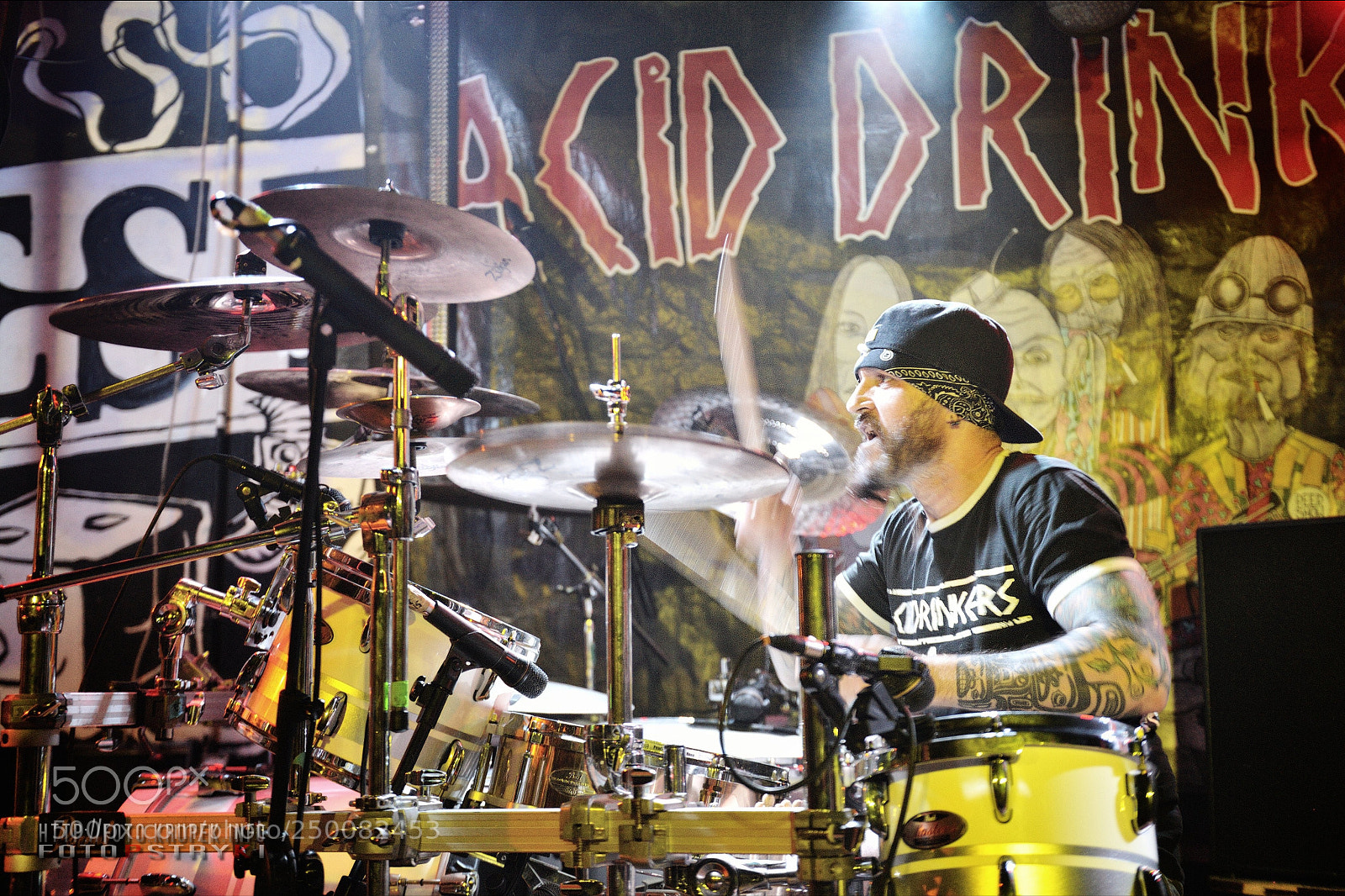 Nikon D3 sample photo. Slimak acid drinkers photography