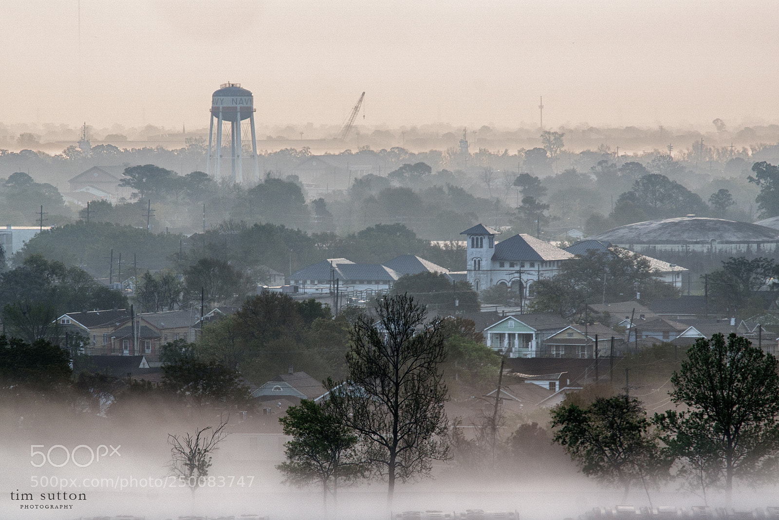 Sony ILCA-77M2 sample photo. New orleans in fog photography