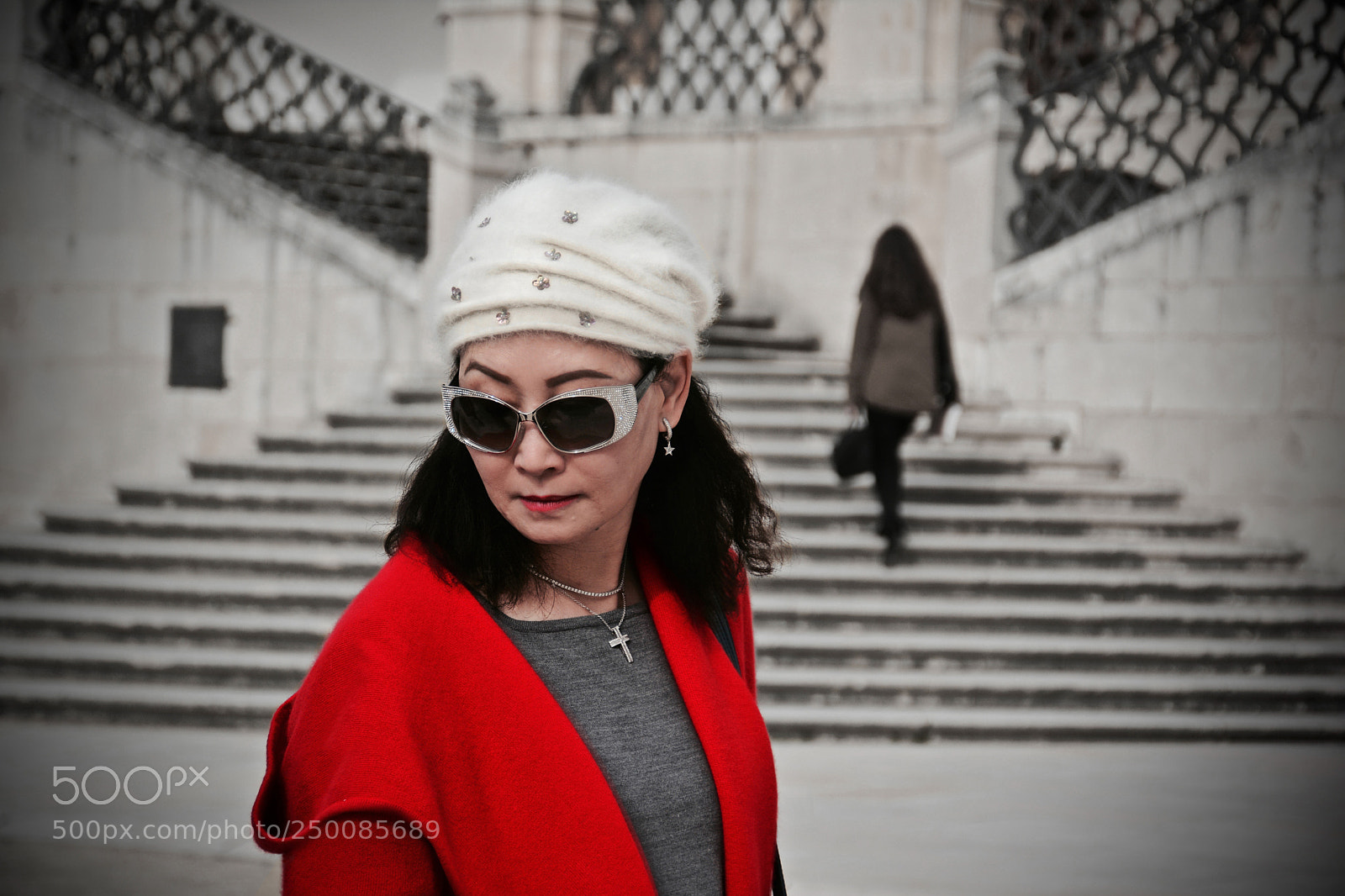 Nikon D5200 sample photo. Lady in red photography