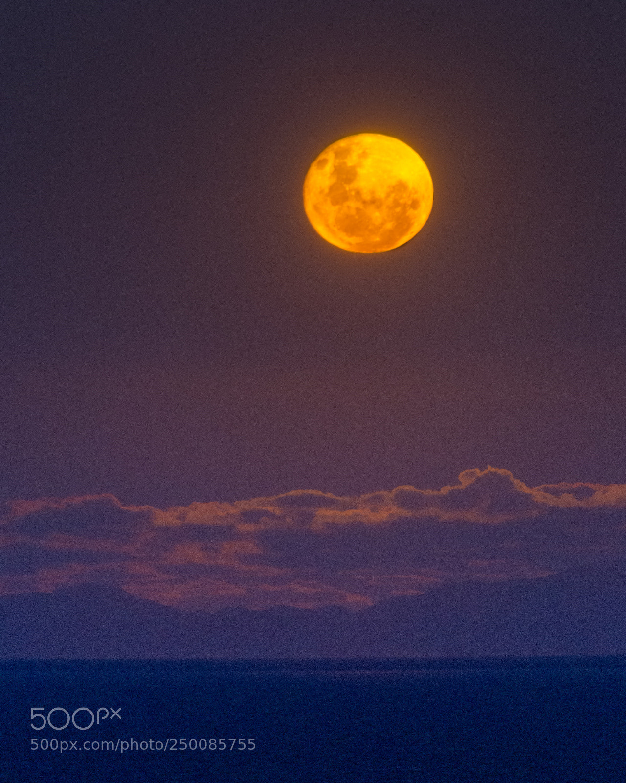 Nikon D7200 sample photo. Supermoon over great barrier photography