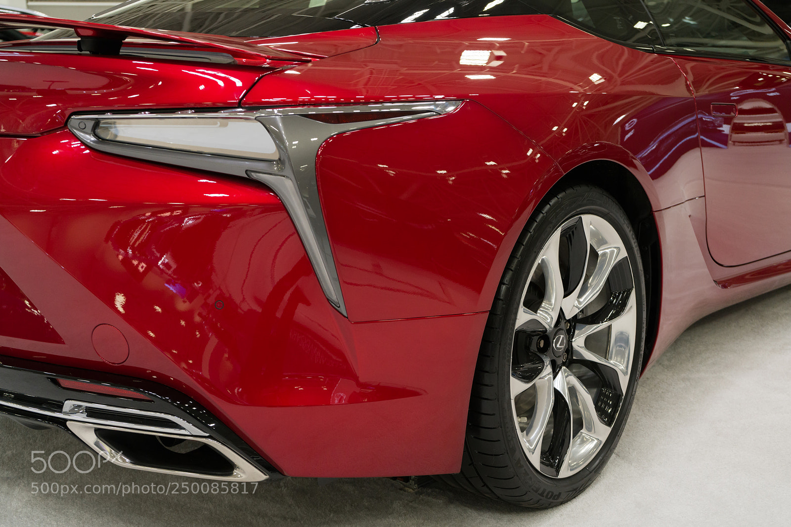 Sony a7R II sample photo. Red lexus photography