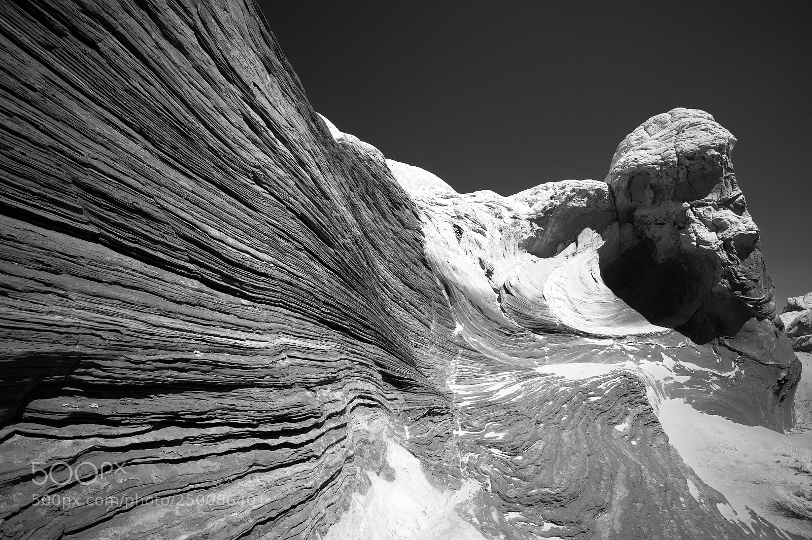 Nikon D3 sample photo. White pocket rocks formation photography