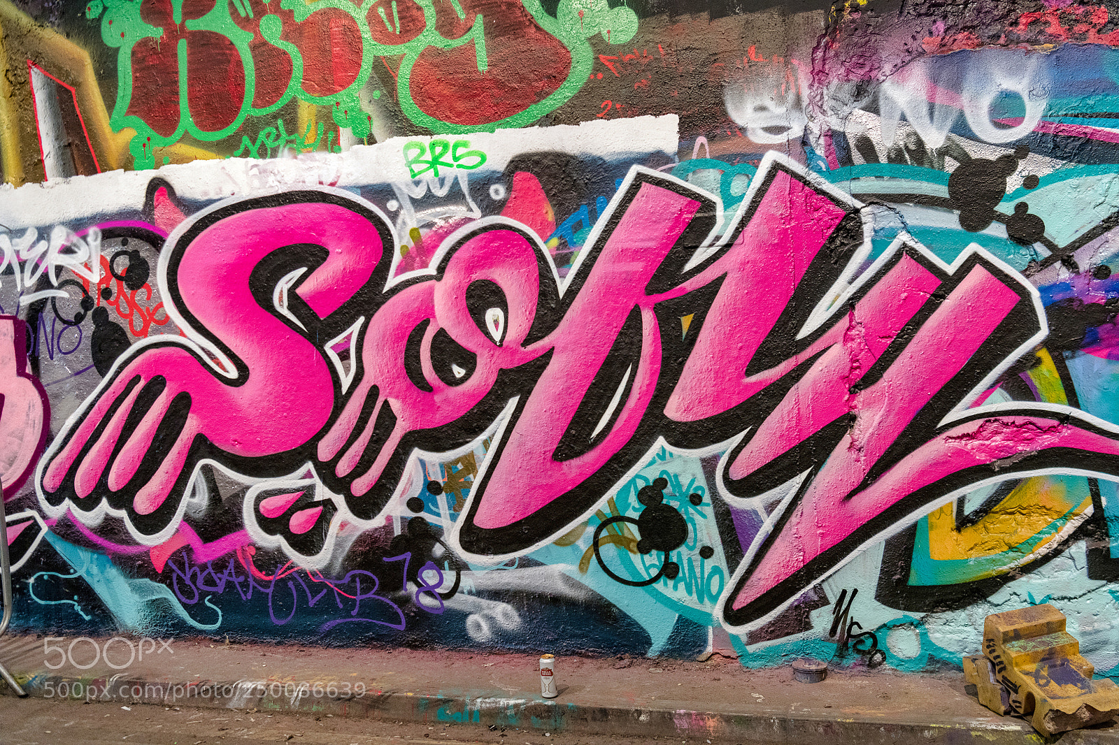 Nikon D850 sample photo. Graffiti on leake street photography