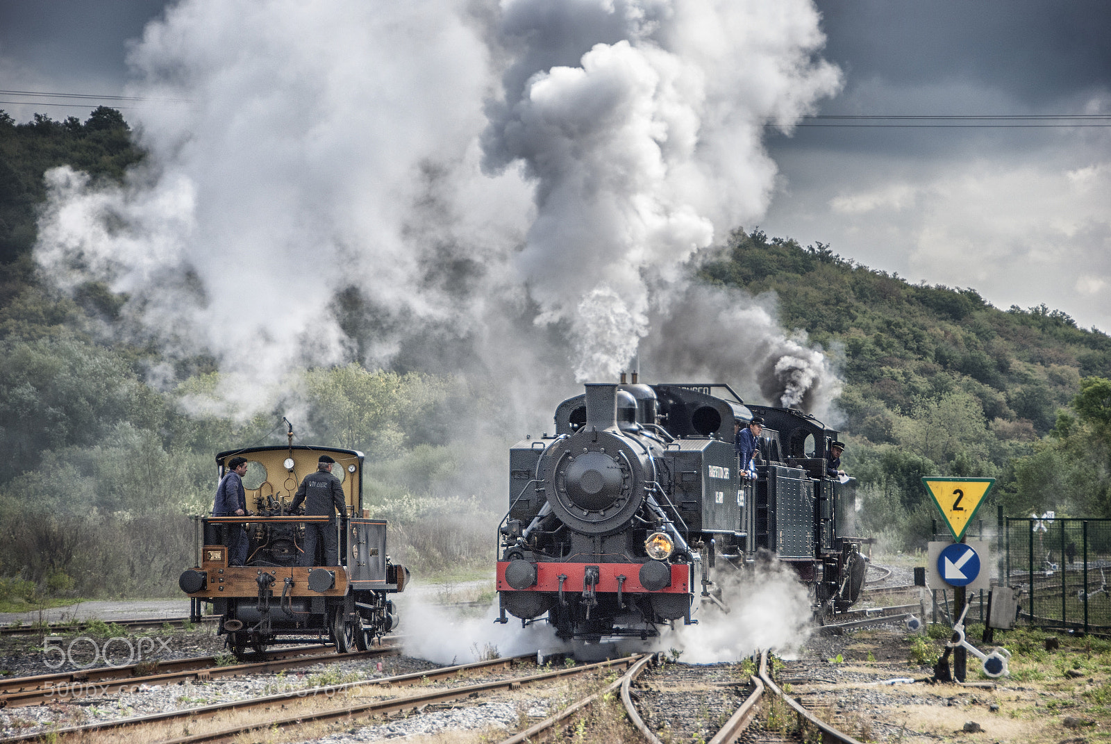 Nikon D3000 sample photo. Steam in belgium photography