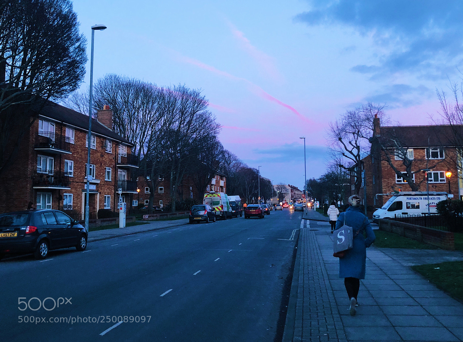 Apple iPhone 8 Plus sample photo. Blue sky & purple light photography