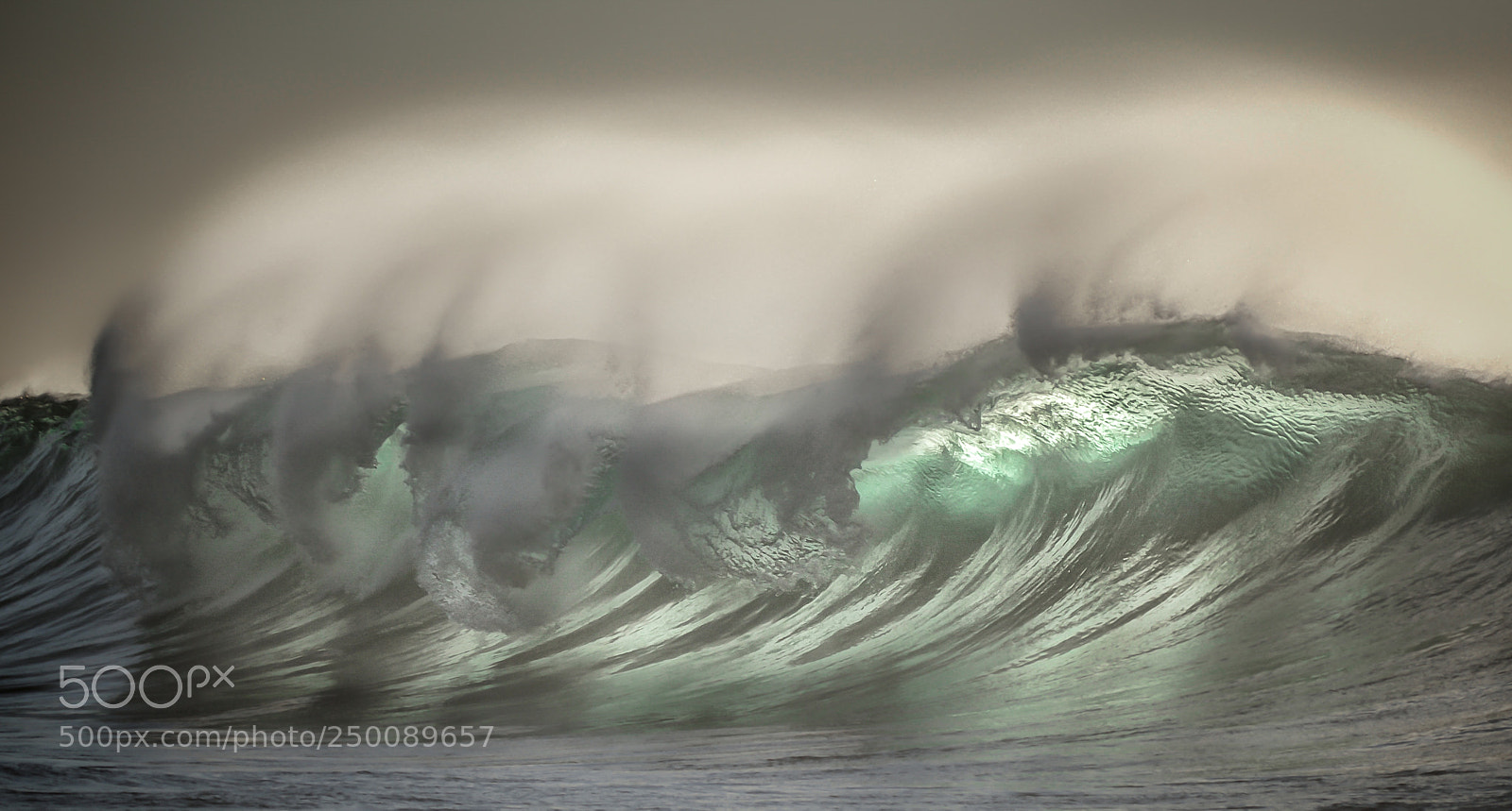 Nikon D800 sample photo. Light green wave photography